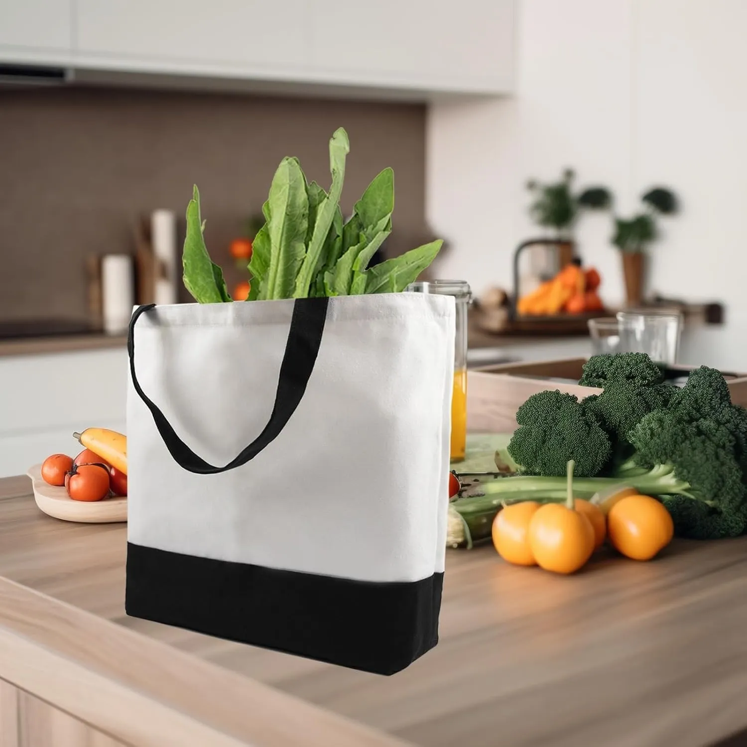 10 pcs Sublimation Tote Bags,polyester tote bags for sublimation, blank canvas tote bags for DIY Crafting and Decorating