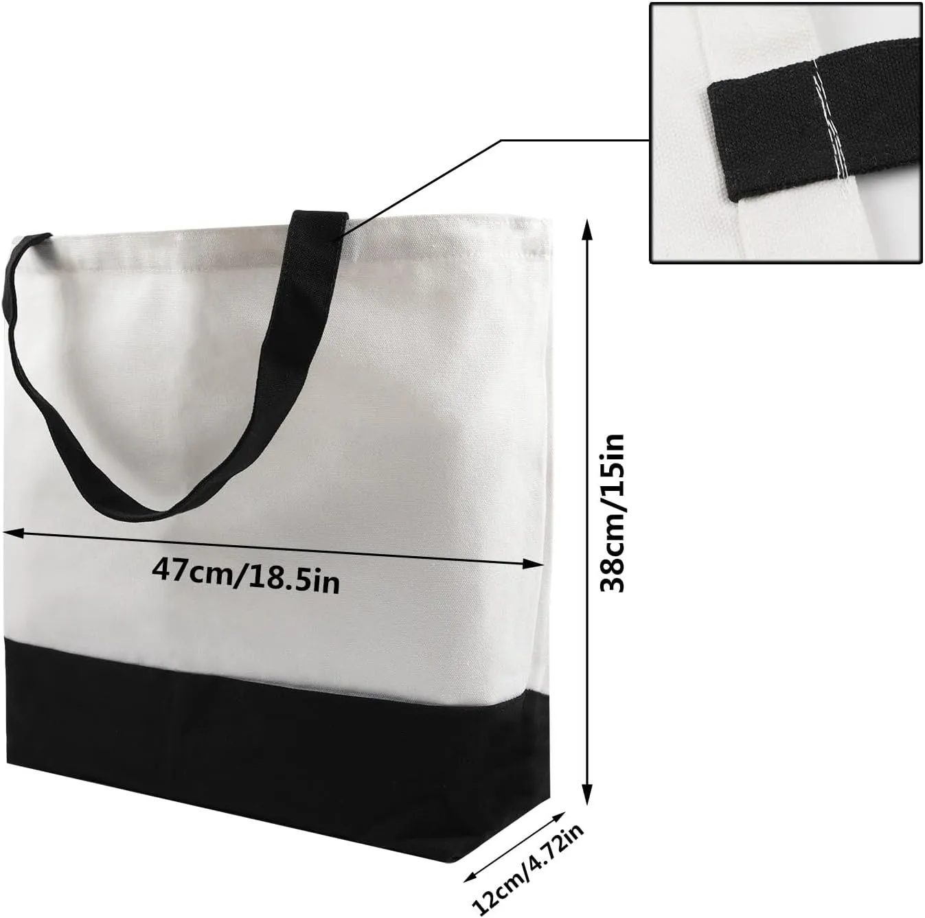 10 pcs Sublimation Tote Bags,polyester tote bags for sublimation, blank canvas tote bags for DIY Crafting and Decorating