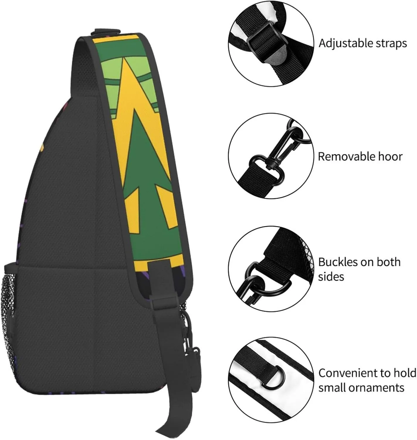 16th Military Police Small Crossbody Backpack Sling Bag For Men Women Mini One Shoulder Chest Bags Gym Sport Travel Hiking Daypack