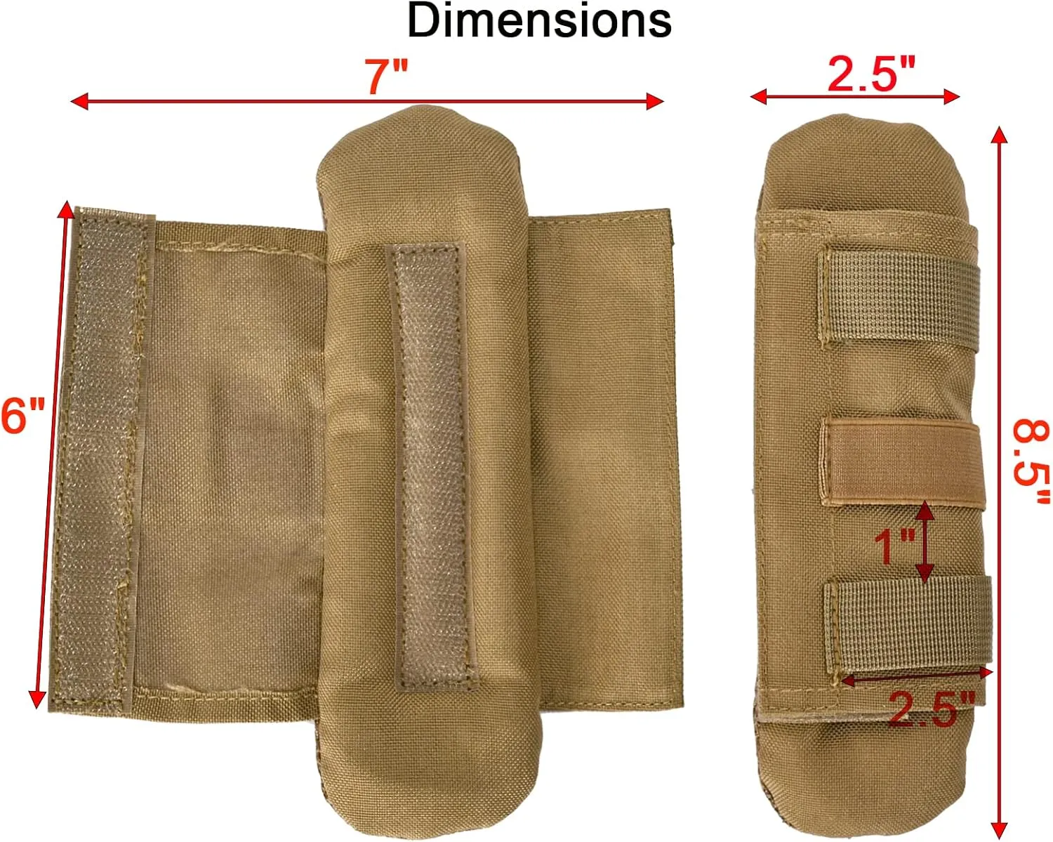 2 Pack Shoulder Strap Pad,Vest Shoulder Strap Pads Backpack Strap Pads Fit 2'' Sling Bags Shoulder Straps