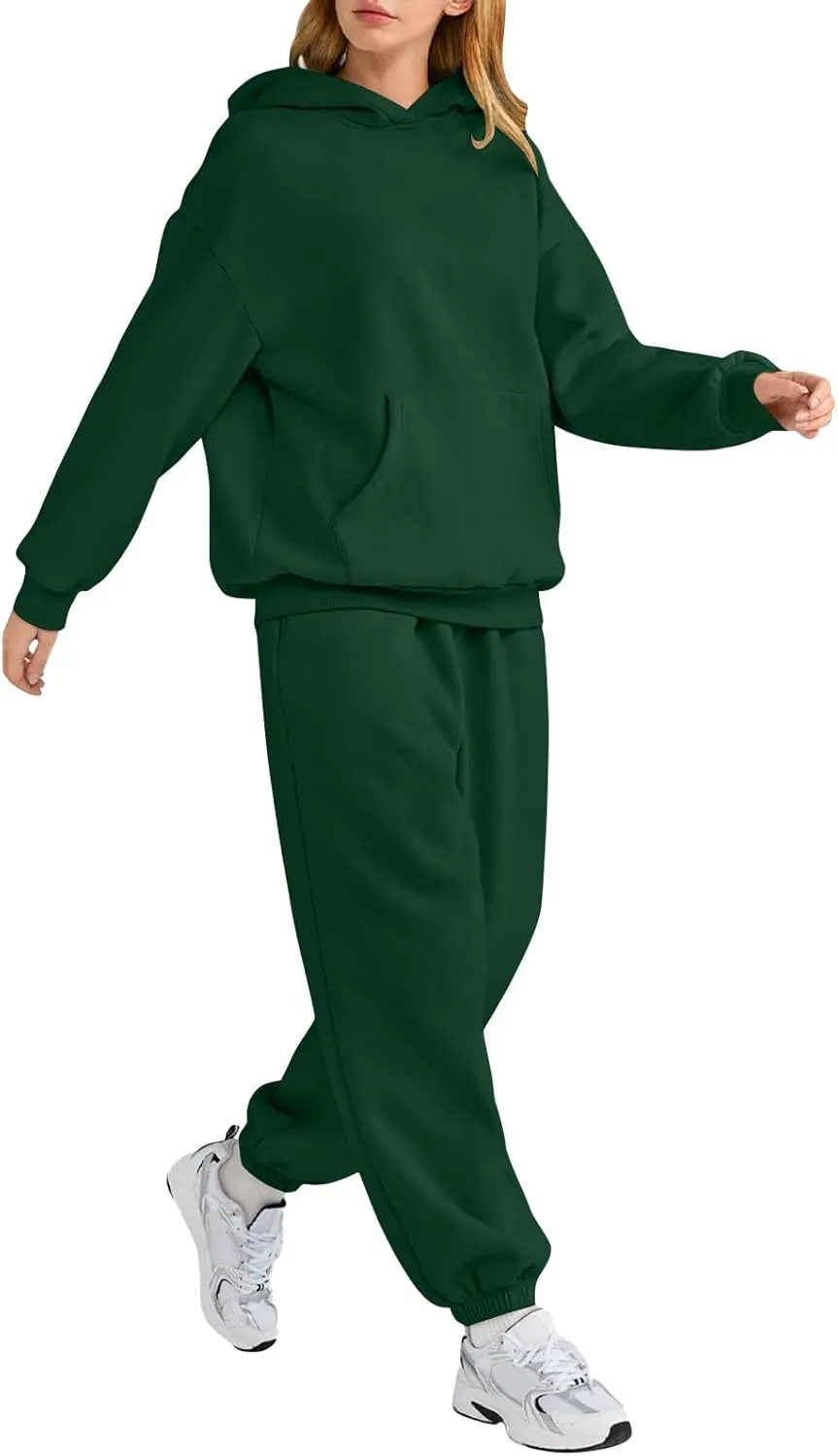 2 Piece Sets for Women Fall 2025 Long Sleeve Hooded Sweatshirt and Jogging Pants Outfits Sweatsuit Fashion Clothing