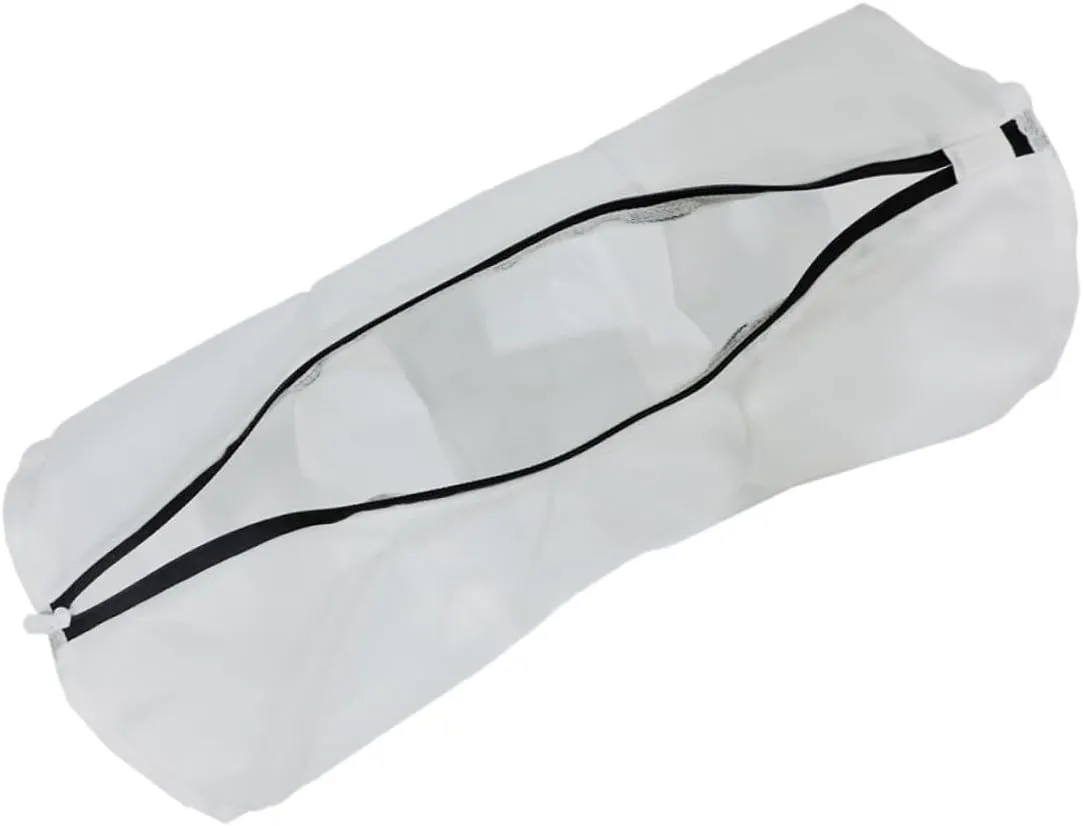 2pcs Fine Mesh Laundry Bags Polyester Zipper Pouches for Clothes Protection Travel Organizer for Washing Blouses Bras Underwear More