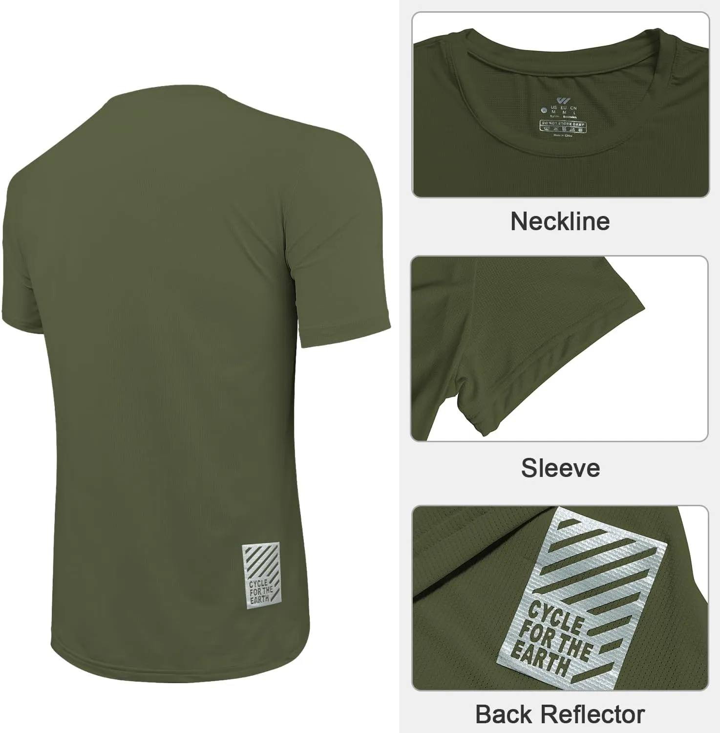 3 or 5 Pack Workout Shirts for Men Quick Dry Running T-Shirt Short Sleeves Moisture Wicking Crew Neck Tee Athletic Casual Top