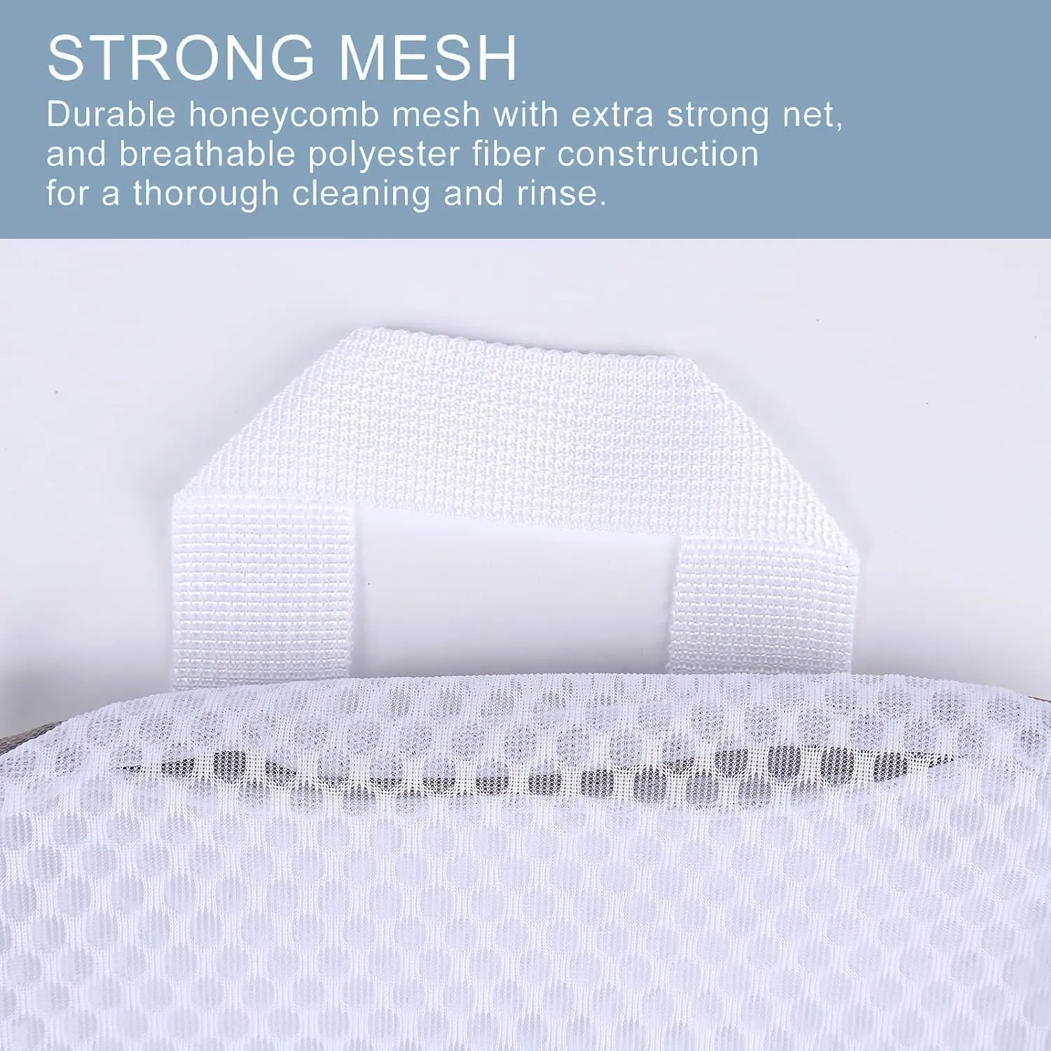 4 Pack Mesh Laundry Bag Mesh Laundry Bags Laundry with Handle for Washing Socks, Baby Items, Lingerie, Travel Garments (WHITE BEIGE1, 4)