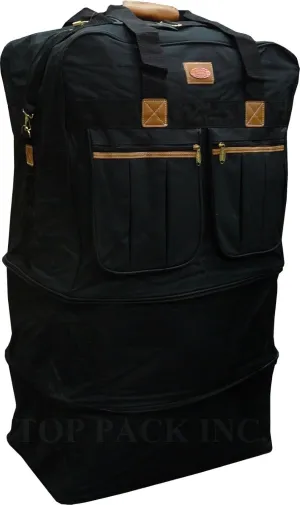 40" XXL, Expandable Upright Rolling Wheeled Duffle Bag Spinner Suitcase Luggage