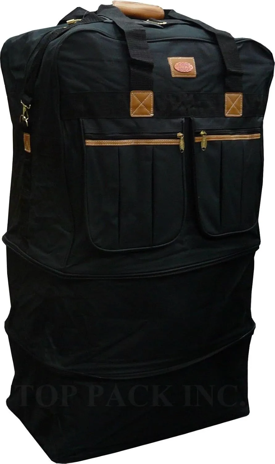 40" XXL, Expandable Upright Rolling Wheeled Duffle Bag Spinner Suitcase Luggage