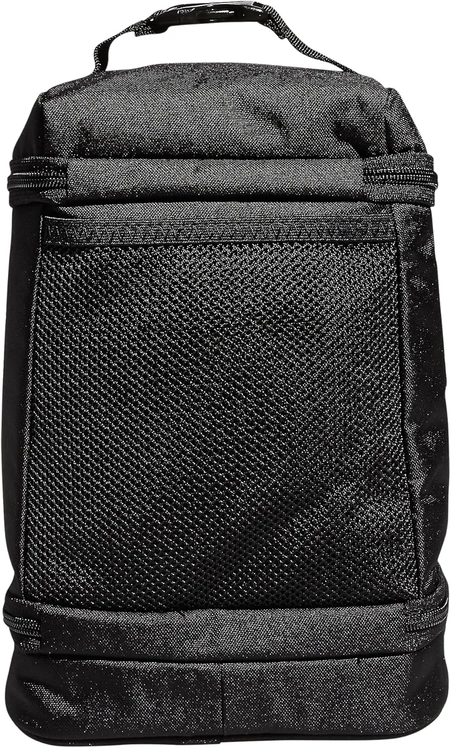 adidas Excel Insulated Lunch Bag, Cooler with Zipper, Pocket for Ice Pack, and Clip, Temperature Control Insulation,Black/White,One Size
