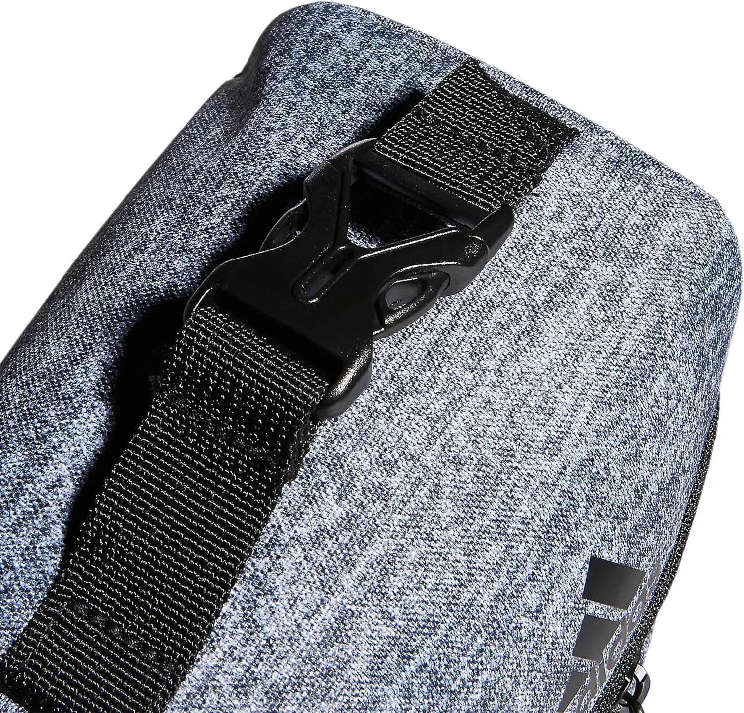 adidas Excel Insulated Lunch Bag, Cooler with Zipper, Pocket for Ice Pack, and Clip, Temperature Control Insulation,Jersey Onix Grey/Black,One Size