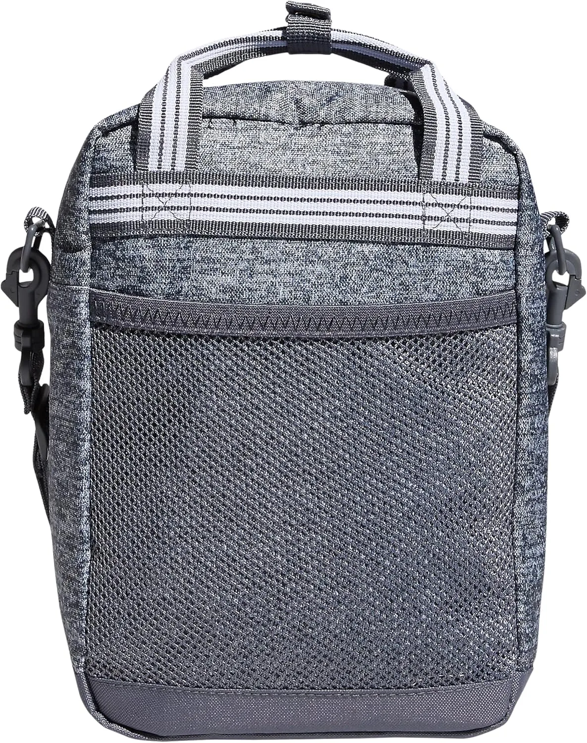 adidas Squad (7L) Food Container Carry Box Insulated Lunch Bag, Jersey Onix Grey/Rose Gold, One Size