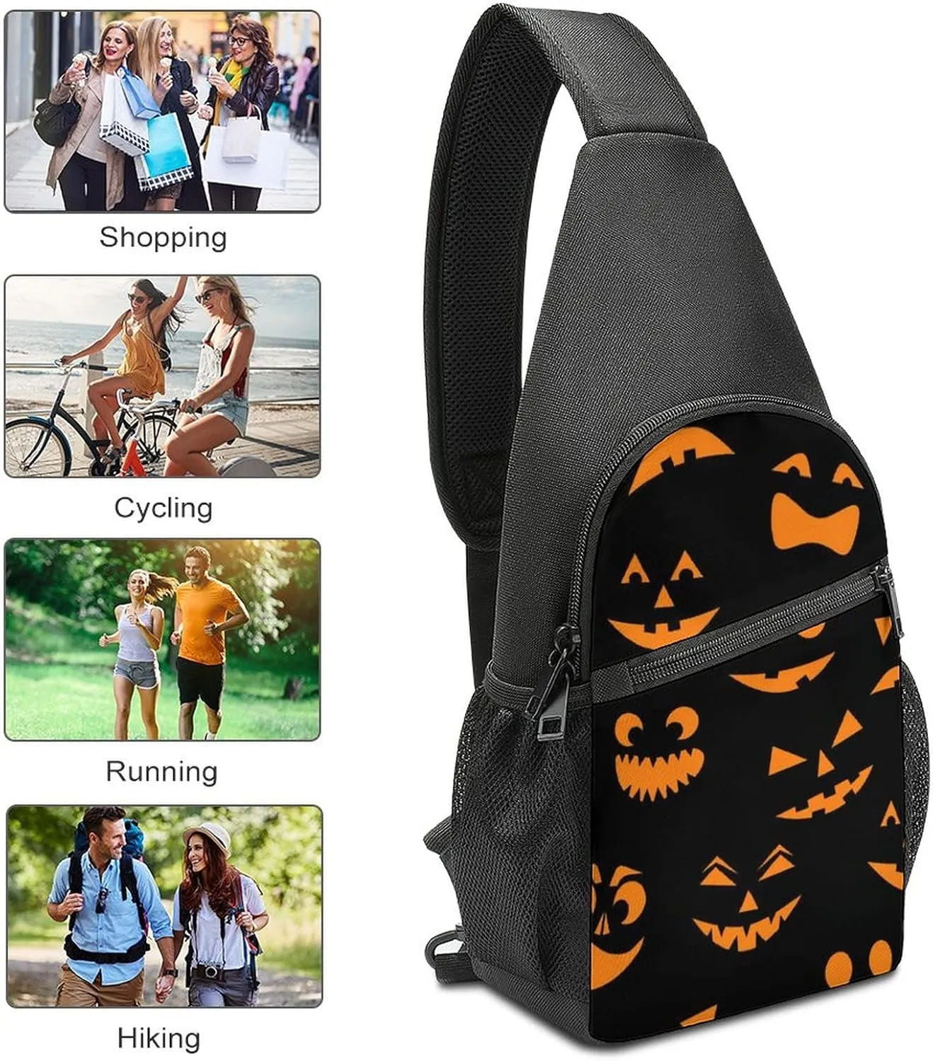 Adjustable Fanny Waist Pack Pouch, Crossbody Durable Runners Bag Wallet for Sports Cycling Gym Hiking Fitness Women Men