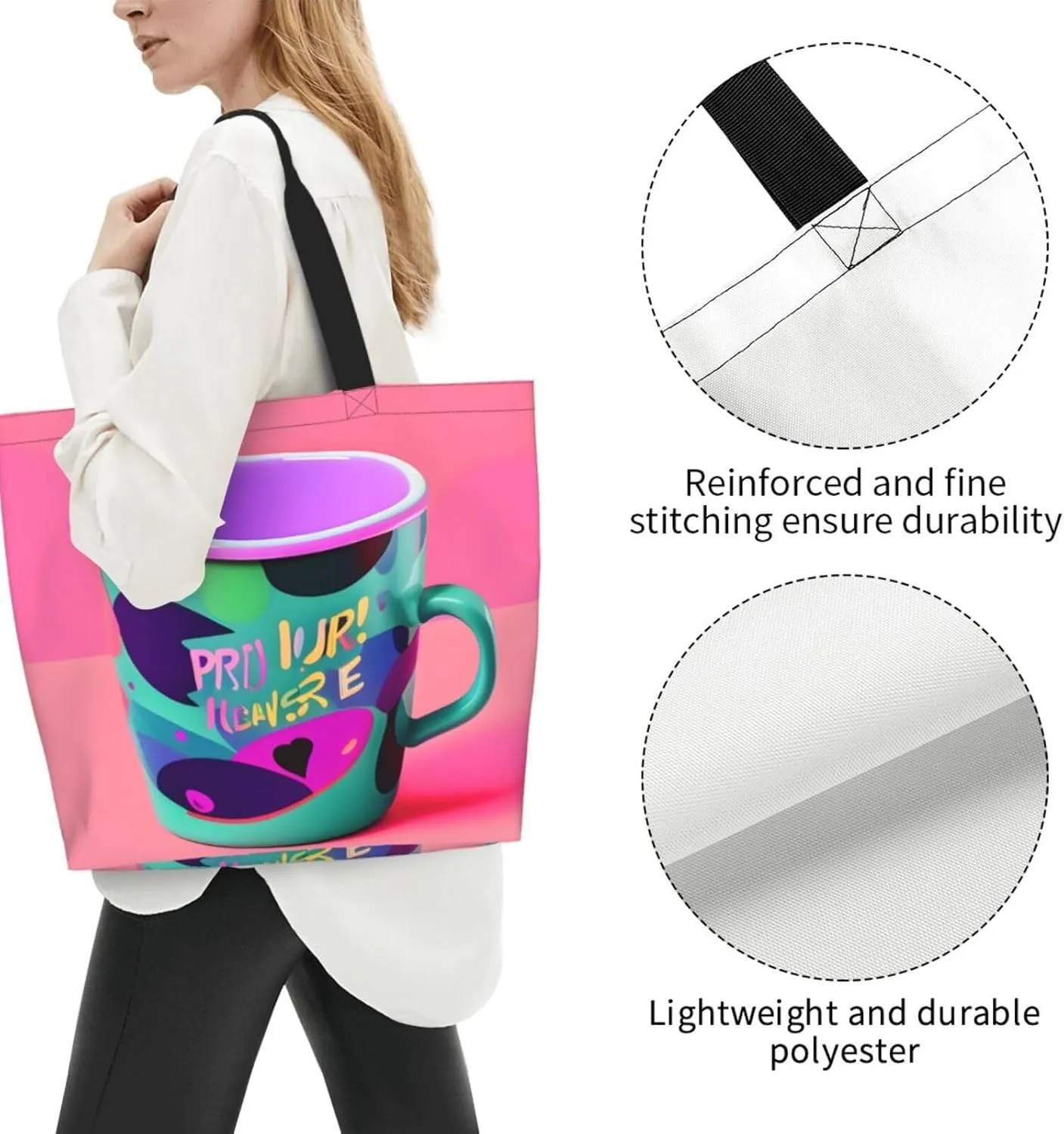 African Textile Patchwork Print Shoulder Bag For Women Shopping Bags Tote Bag Large Storage Handbag Grocery Bags