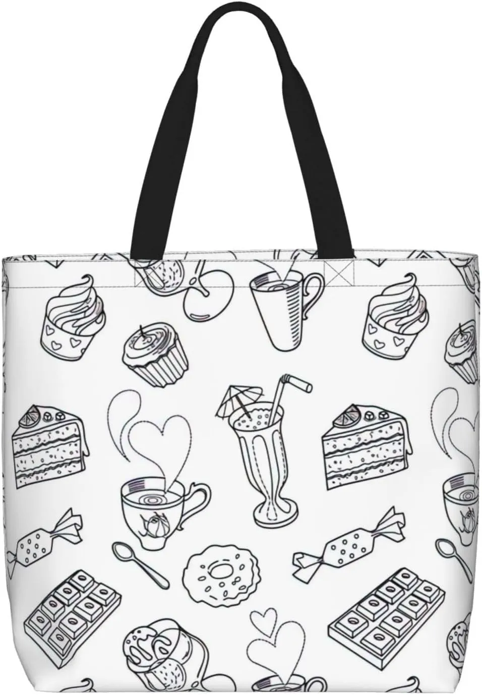 African Textile Patchwork Print Tote Bags Reusable Grocery Bag Shoulde Bag Handbag For Office Shopping Travel Women