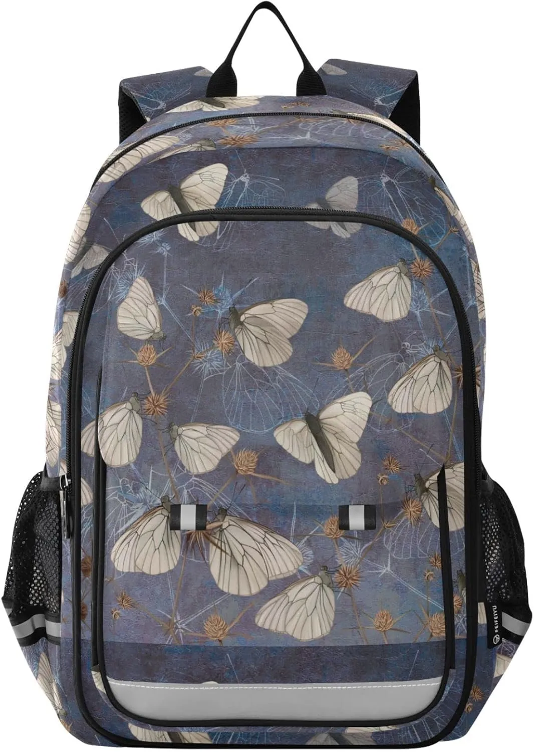 ALAZA Butterflies on Thorns Casual Backpack Bag Travel Knapsack Bags