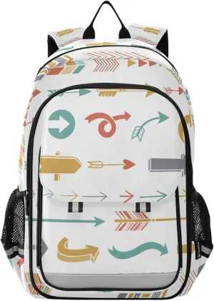 ALAZA Hipster Arrows Casual Backpack Bag Travel Knapsack Bags