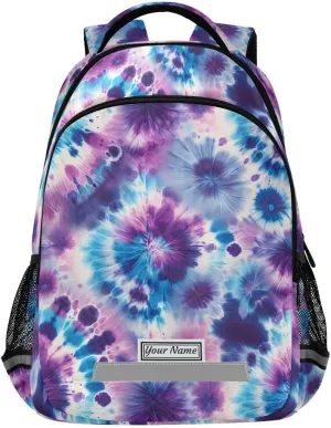 ALAZA Personalized Toddler Backpack School Girls Boys Bookbag Kids Bags Bacterial Colony Abstract Children Student Daypack Travel Teen Name Customized