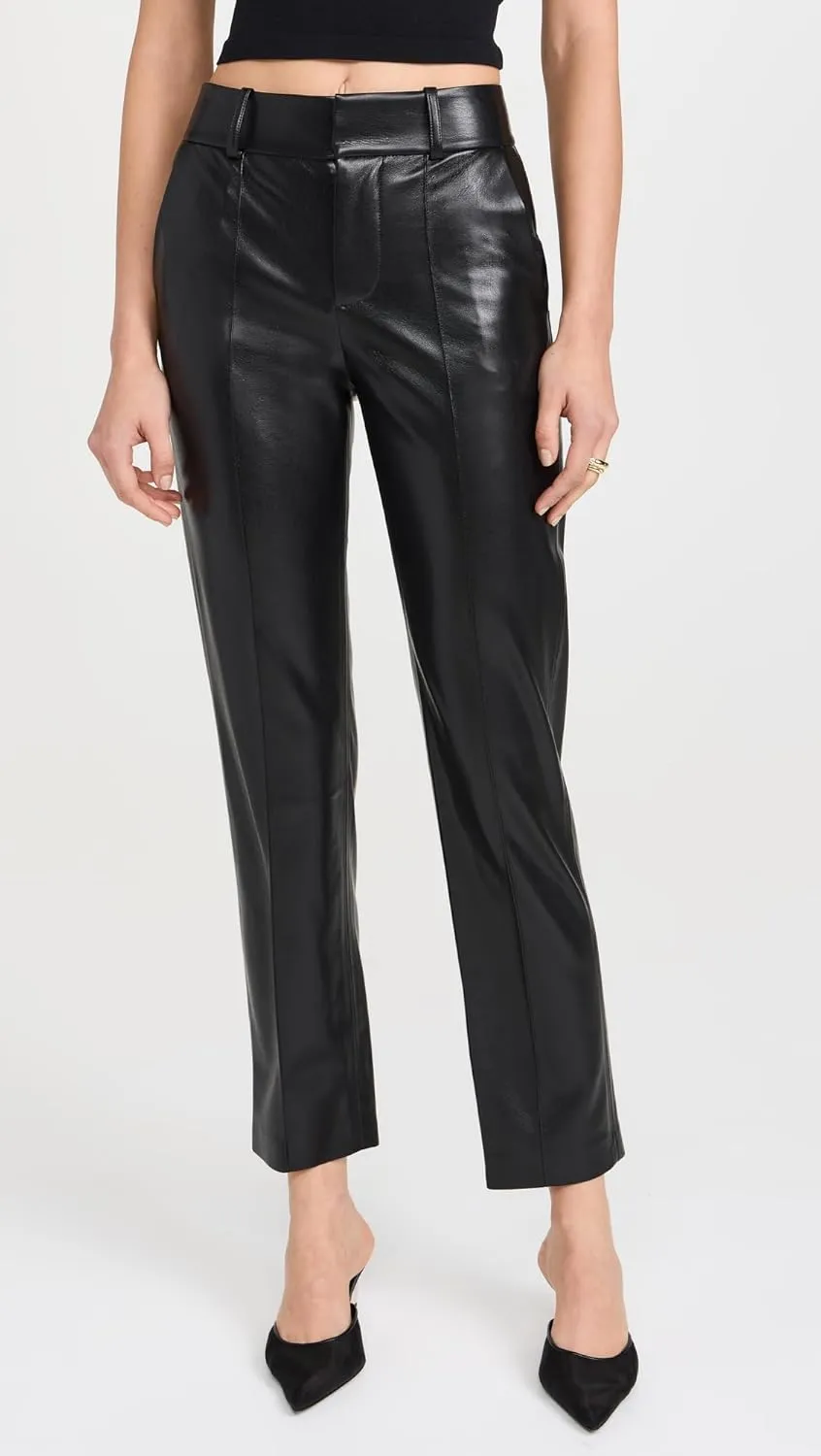 alice   olivia Women's Ming Vegan Ankle Pants