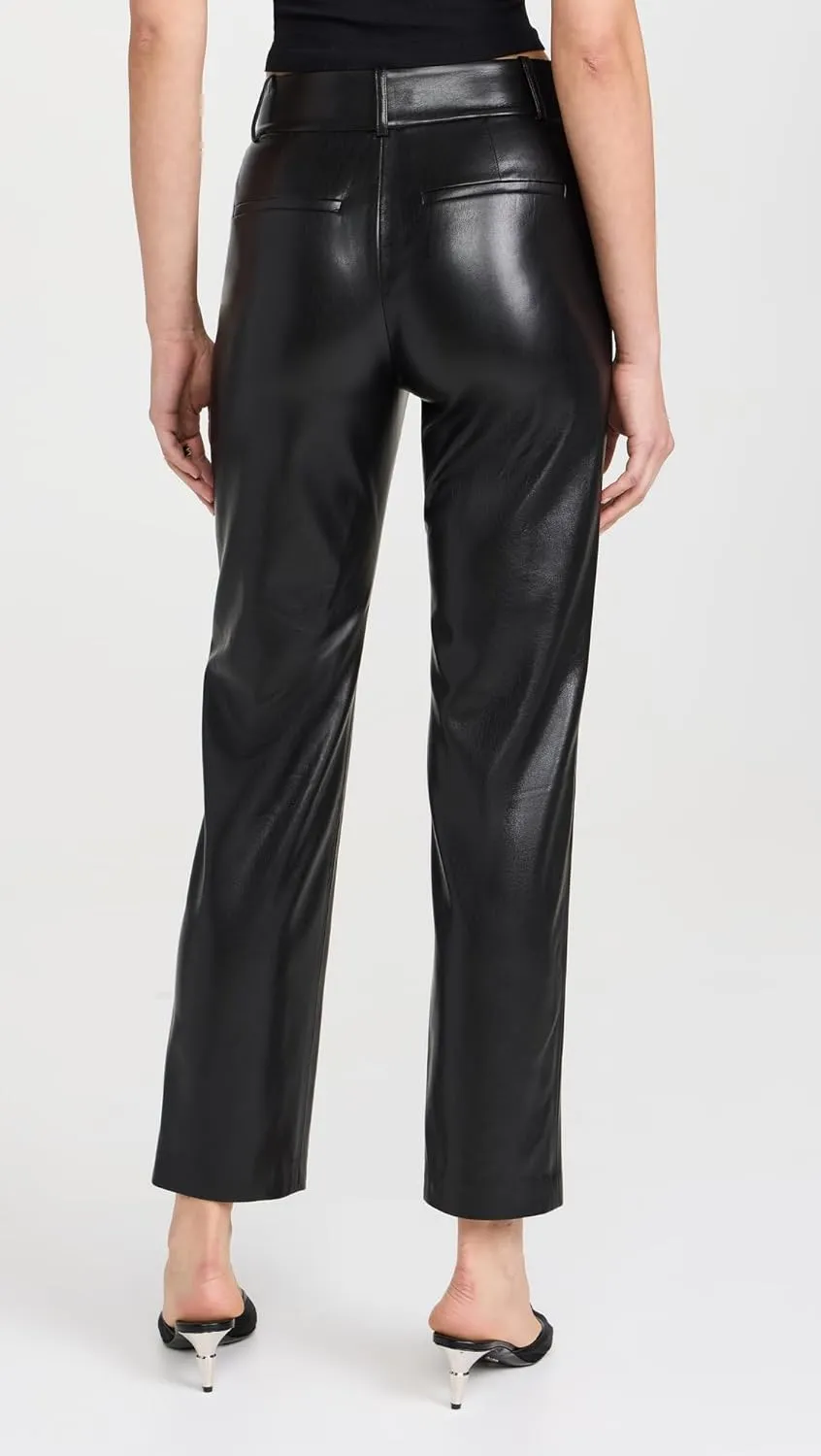 alice   olivia Women's Ming Vegan Ankle Pants