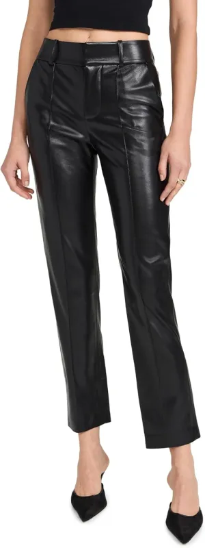 alice   olivia Women's Ming Vegan Ankle Pants