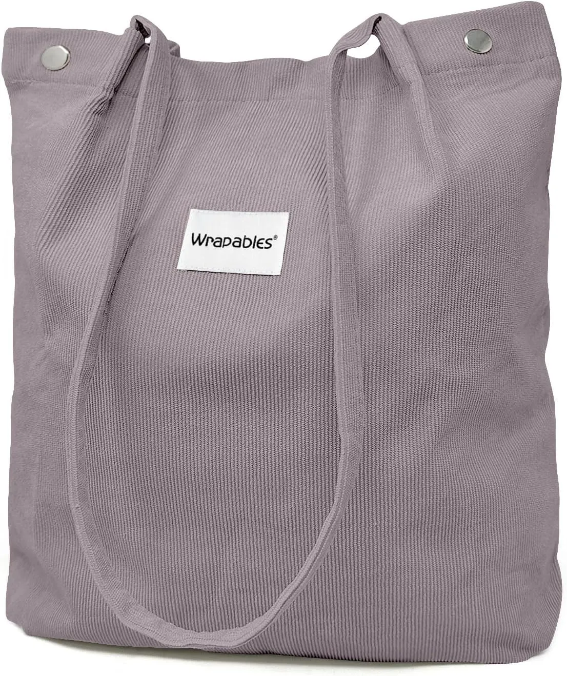 allydrew Corduroy Tote Bag, Casual Everyday Shoulder Handbag