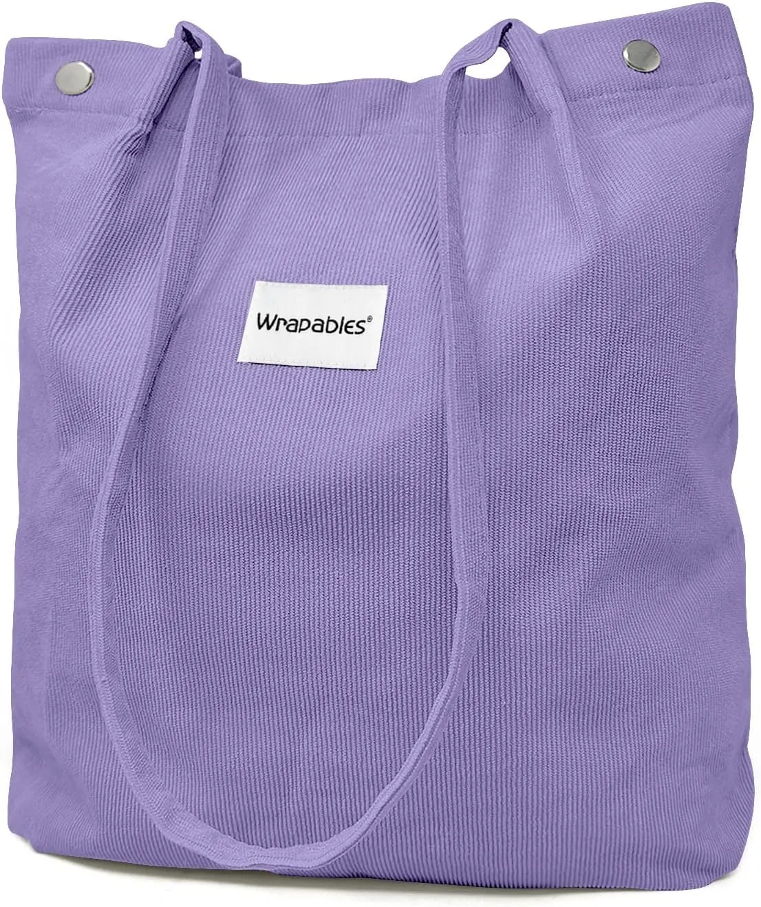 allydrew Corduroy Tote Bag, Casual Everyday Shoulder Handbag