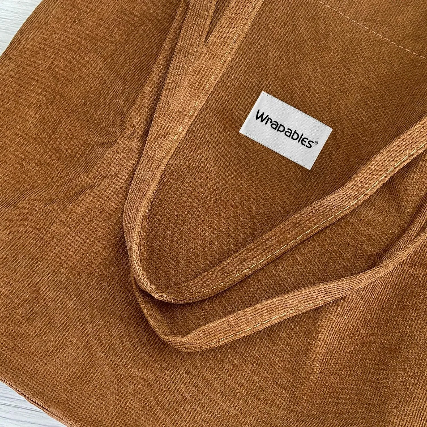 allydrew Corduroy Tote Bag, Casual Everyday Shoulder Handbag