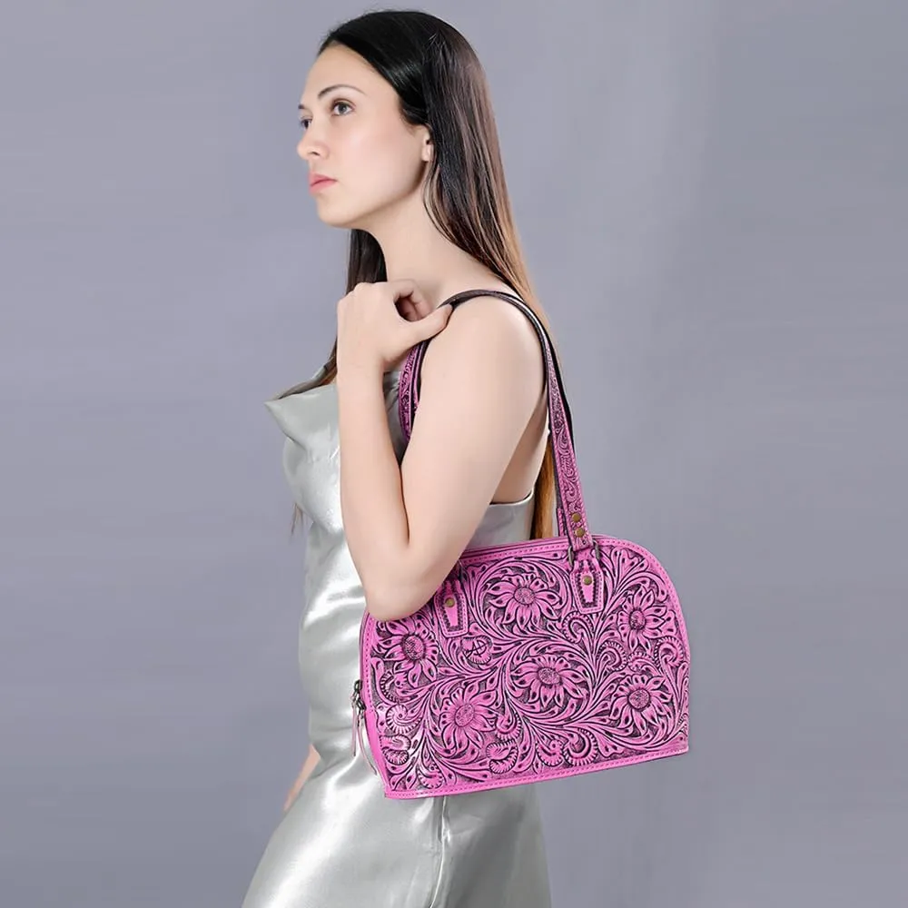 American Darling Tote Hand Tooled Genuine Leather Women Bag Western Handbag Purse