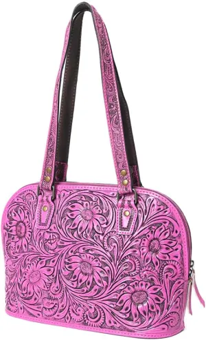 American Darling Tote Hand Tooled Genuine Leather Women Bag Western Handbag Purse