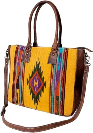 American Darling Tote Saddle Blanket Genuine Leather Women Bag Western Handbag Purse