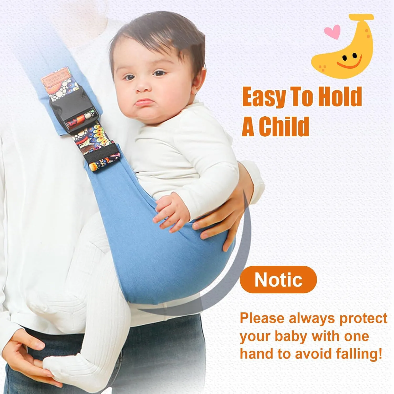 Baby Sling Carrier,Toddler Carrier, 2025 New Baby Sling,Portable and Lightweight Sling,Non-Slip Hip Seat Carrying 10-30lbs(Leaf)