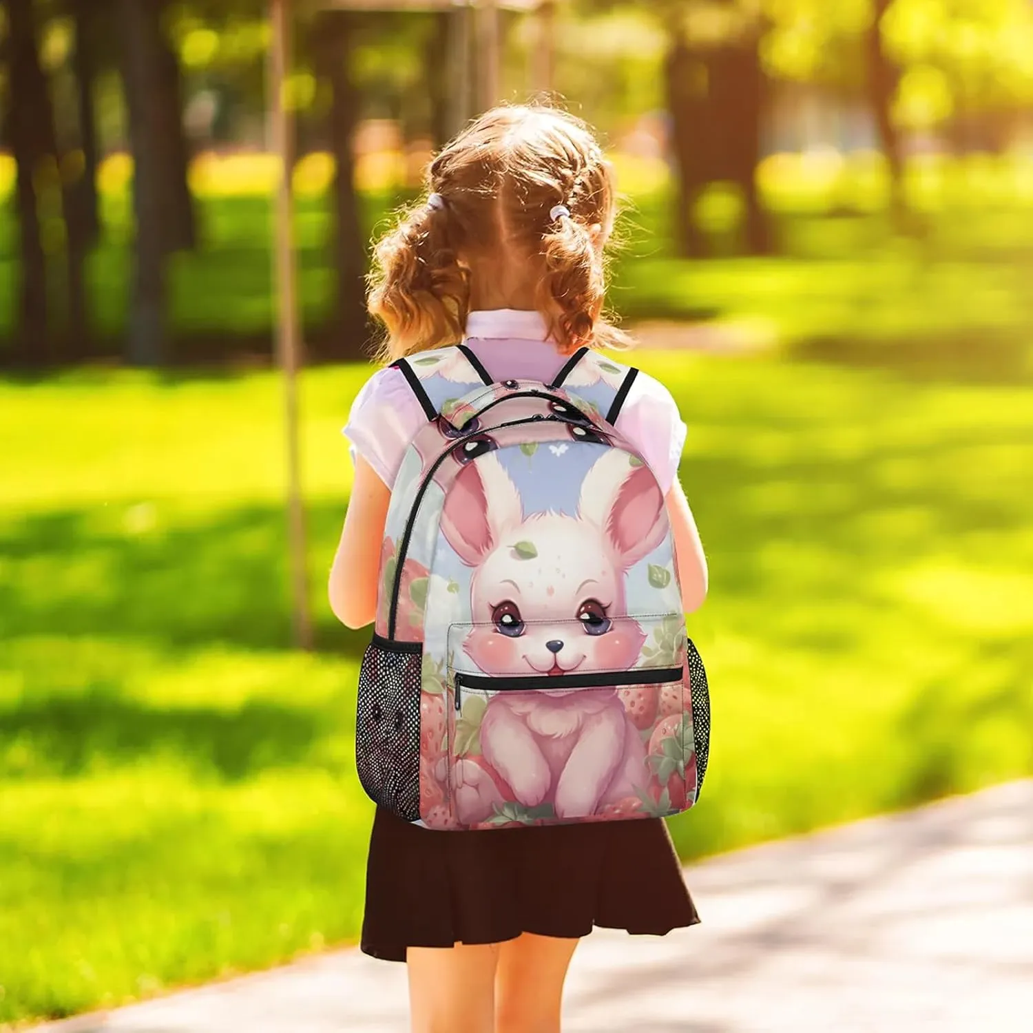 Backpack Greedy Bunny Book Bags Laptop Backpacks Lightweight Multipurpose Daypack for Men Women Travel Hiking