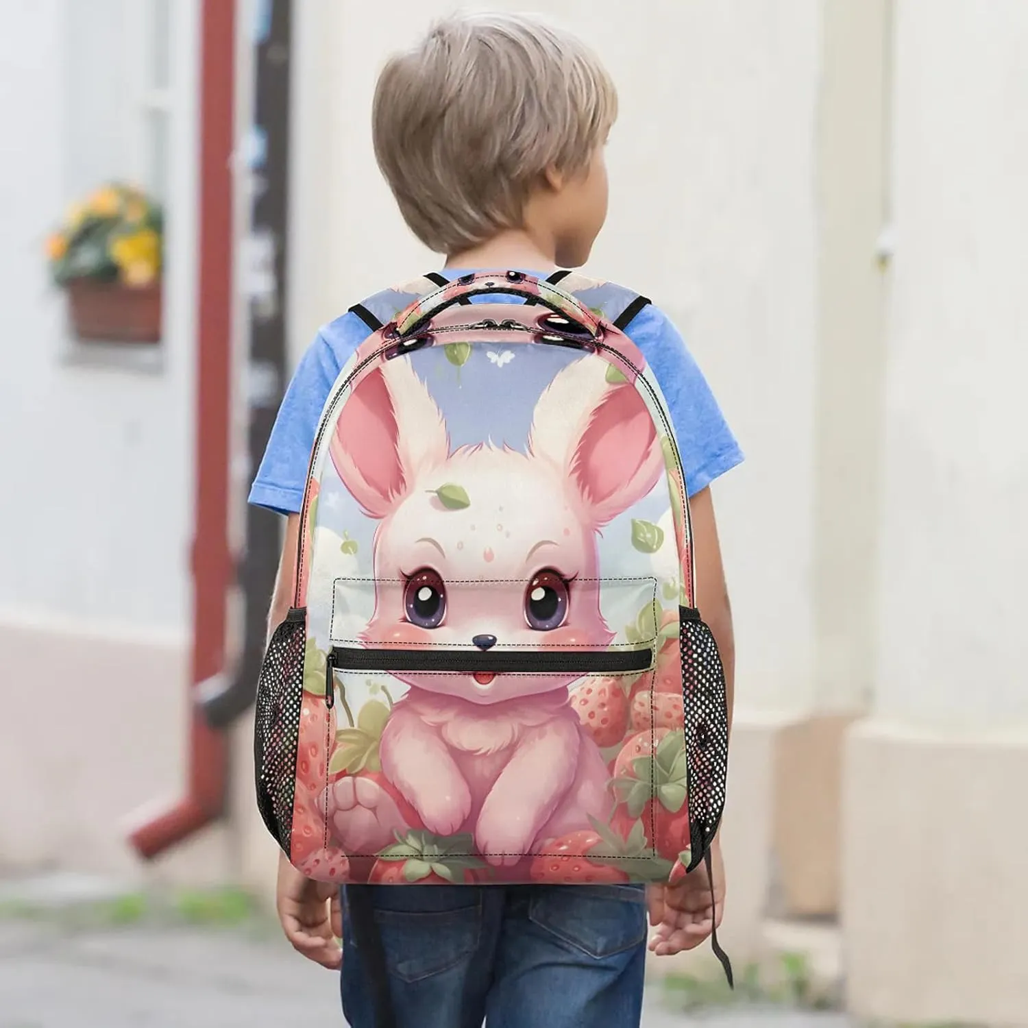 Backpack Greedy Bunny Book Bags Laptop Backpacks Lightweight Multipurpose Daypack for Men Women Travel Hiking