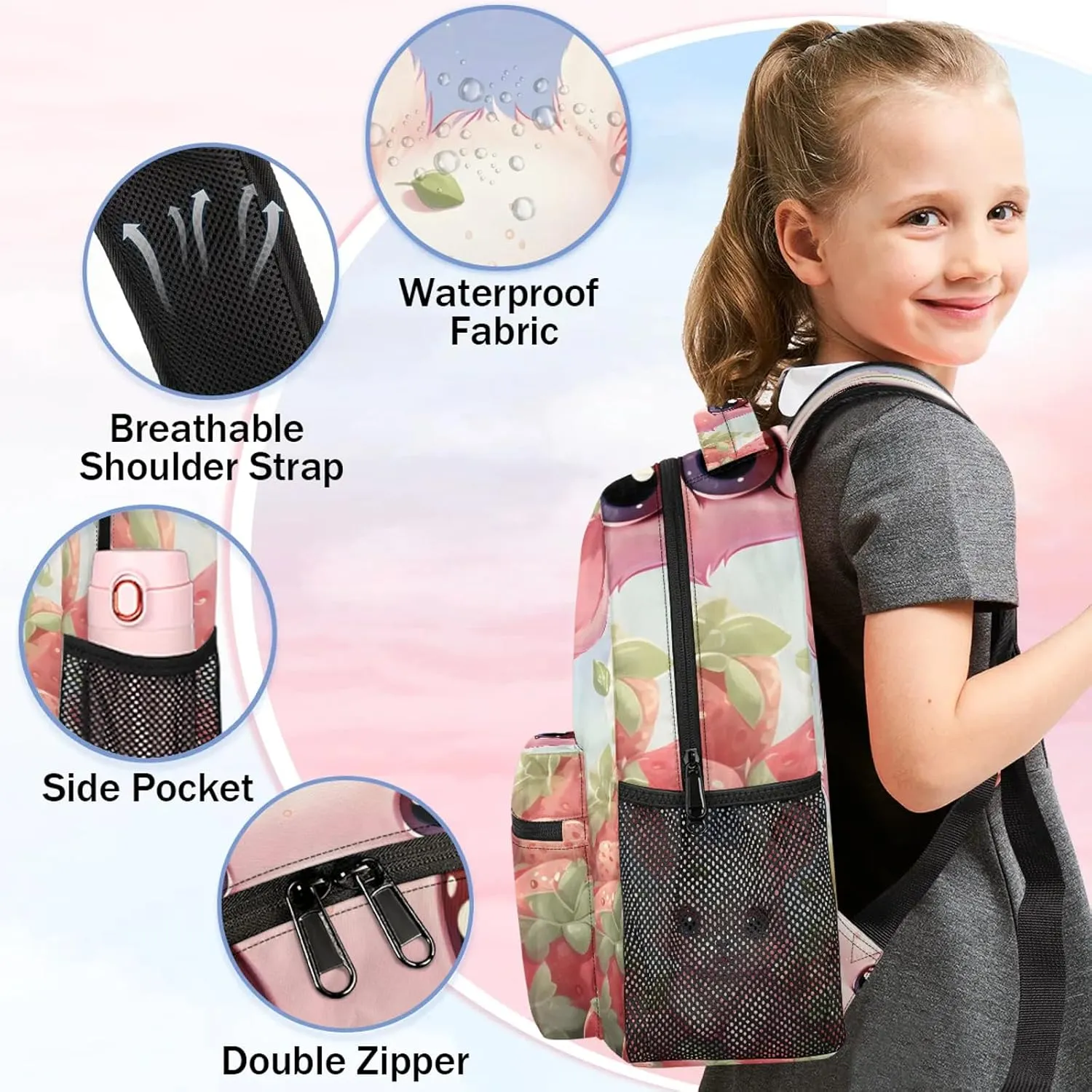 Backpack Greedy Bunny Book Bags Laptop Backpacks Lightweight Multipurpose Daypack for Men Women Travel Hiking