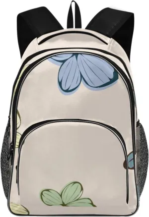 Backpacks 22L Three Layer Arc Book Bag Lightweight for Travel Camping Hiking Rucksack Daypack Kids & Adults Butterfly Design
