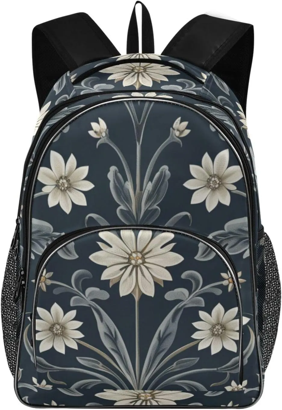 Backpacks 22L Three Layer Arc Book Bag Lightweight for Travel Camping Hiking Rucksack Daypack Kids & Adults Vintage Morris Pattern