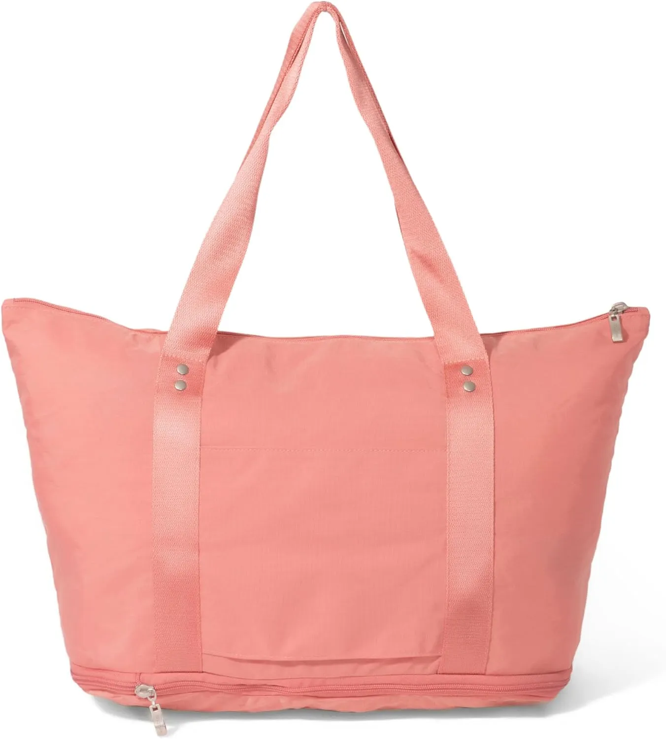 Baggallini Carryall Expandable Lightweight Travel Tote 22" Packable Folding Compact Nylon Washable Weekender w/Luggage Sleeve