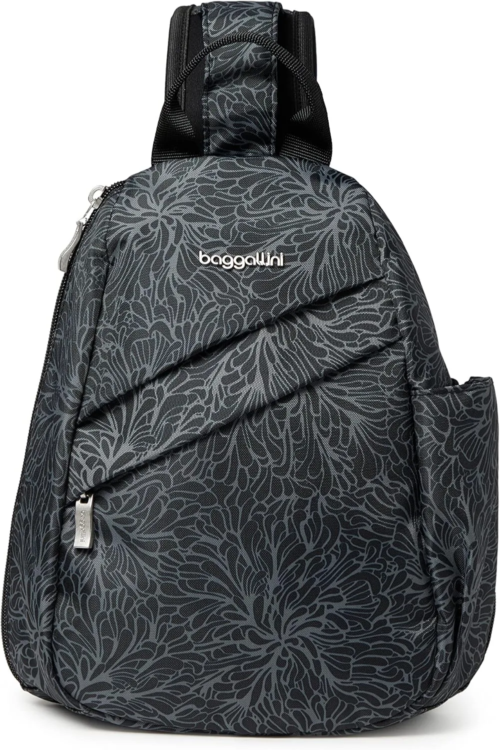 Baggallini Medium Sling Backpack - Lightweight Sling Bag with Convertible Adjustable Shoulder Strap