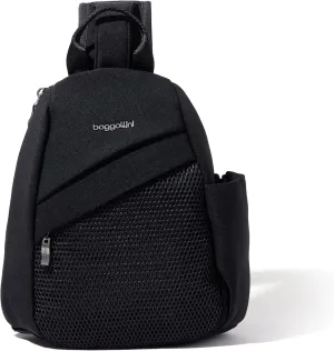 Baggallini Medium Sling Backpack - Lightweight Sling Bag with Convertible Adjustable Shoulder Strap