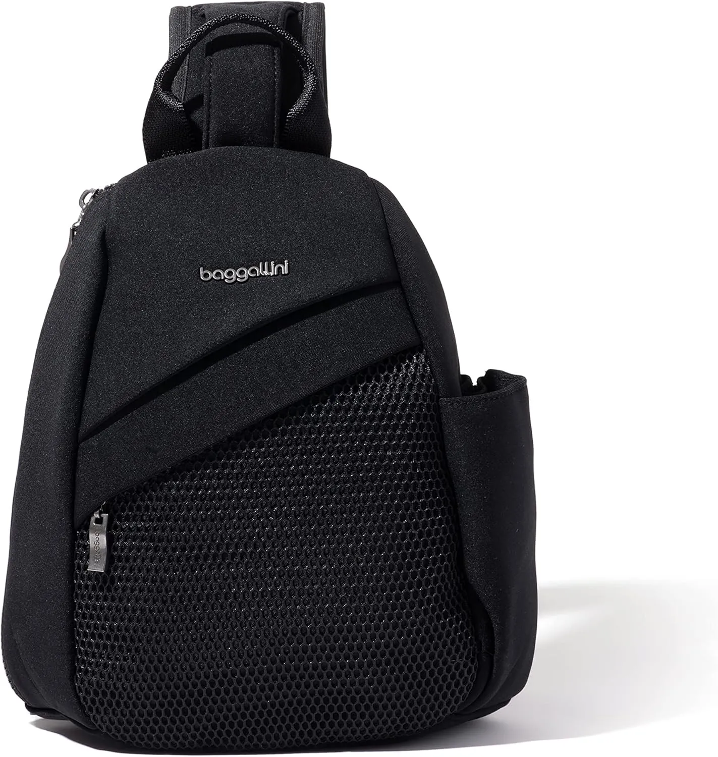 Baggallini Medium Sling Backpack - Lightweight Sling Bag with Convertible Adjustable Shoulder Strap