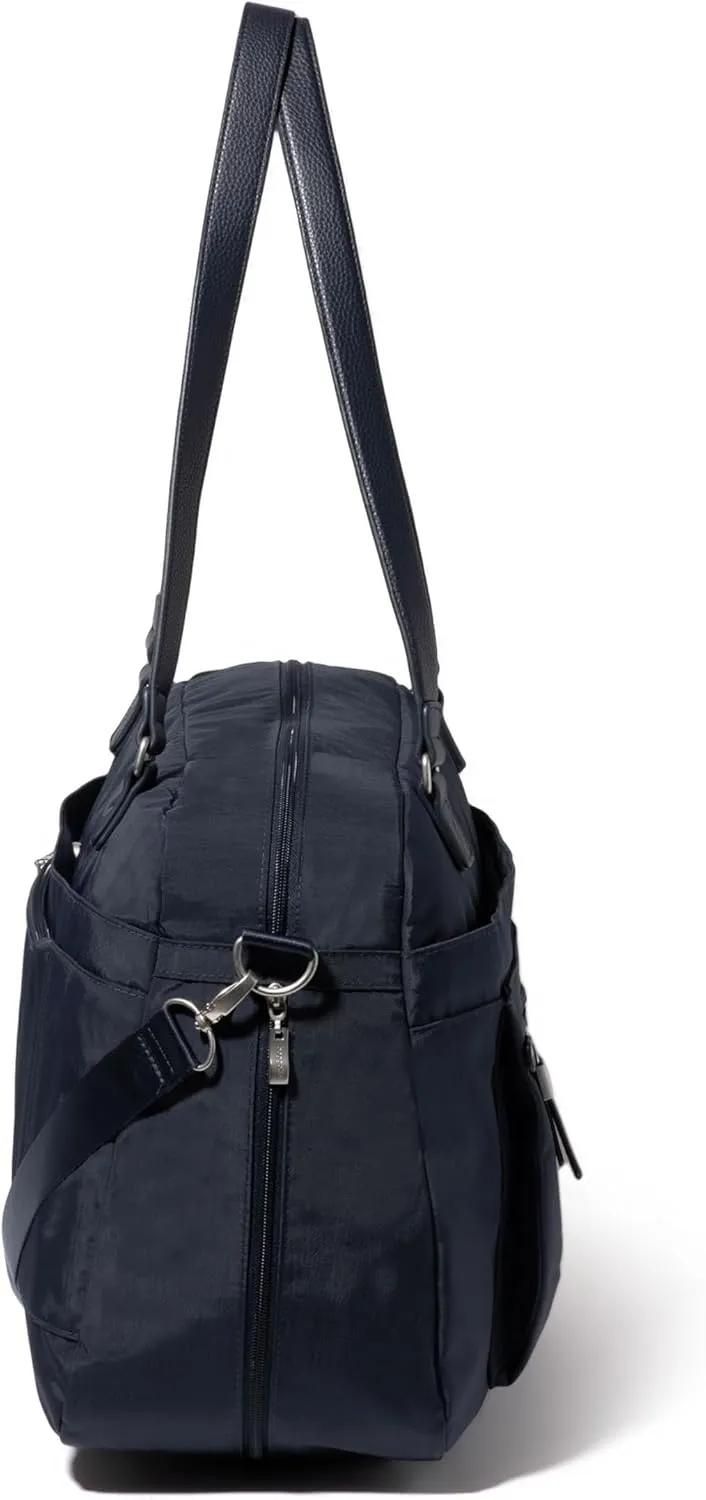 Baggallini Overnight Expandable Laptop Tote - Lightweight Travel Bag for Women