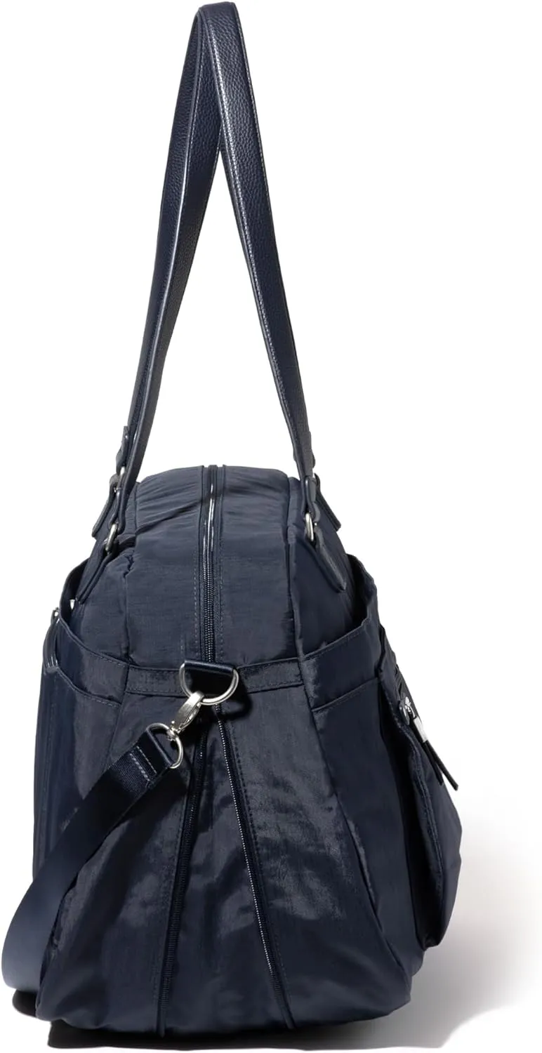 Baggallini Overnight Expandable Laptop Tote - Lightweight Travel Bag for Women