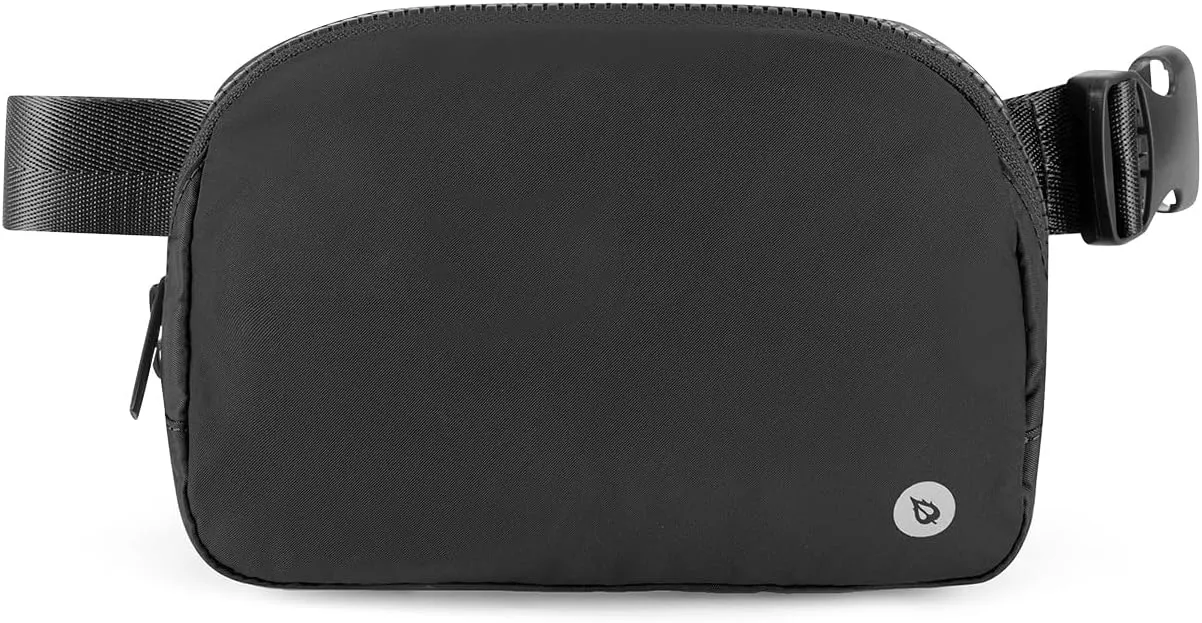 BALEAF Fanny Pack for Women Belt Bag Water Resistant Fashion Crossbody Waist Packs Adjustable Strap Black 1L