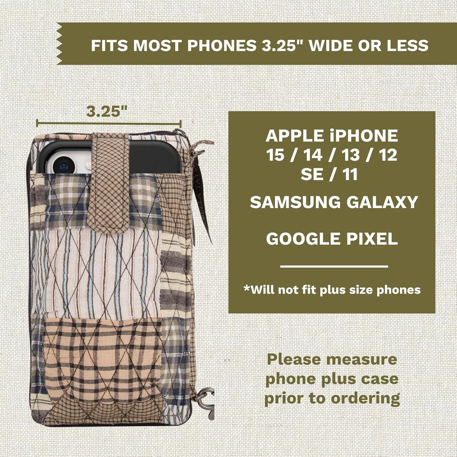 Bella Taylor Cell Phone Wristlet Wallet for Women with Smartphone Pocket and RFID Protection