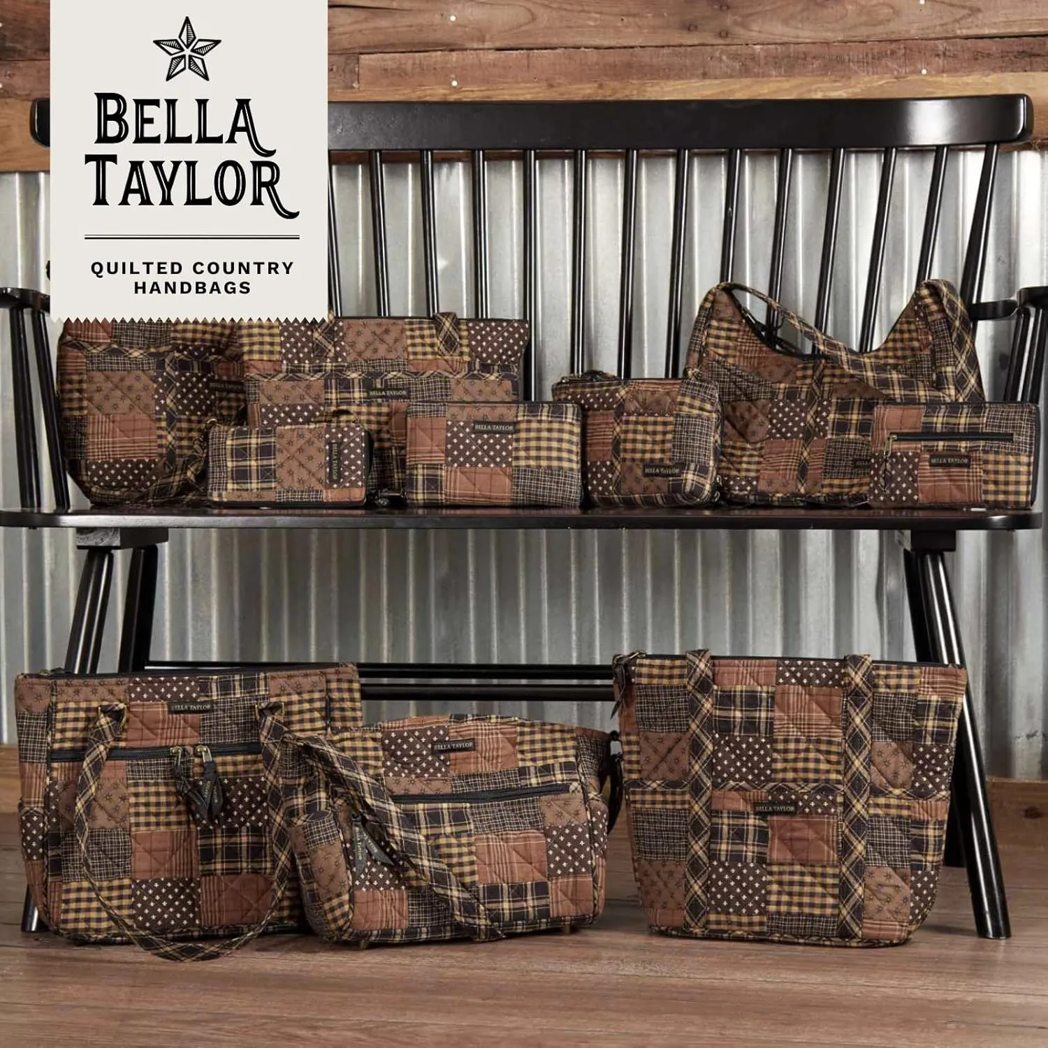 Bella Taylor Everyday Tote | Lightweight Quilted Fabric Handbags for Women