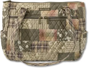 Bella Taylor Everyday Tote | Lightweight Quilted Fabric Handbags for Women