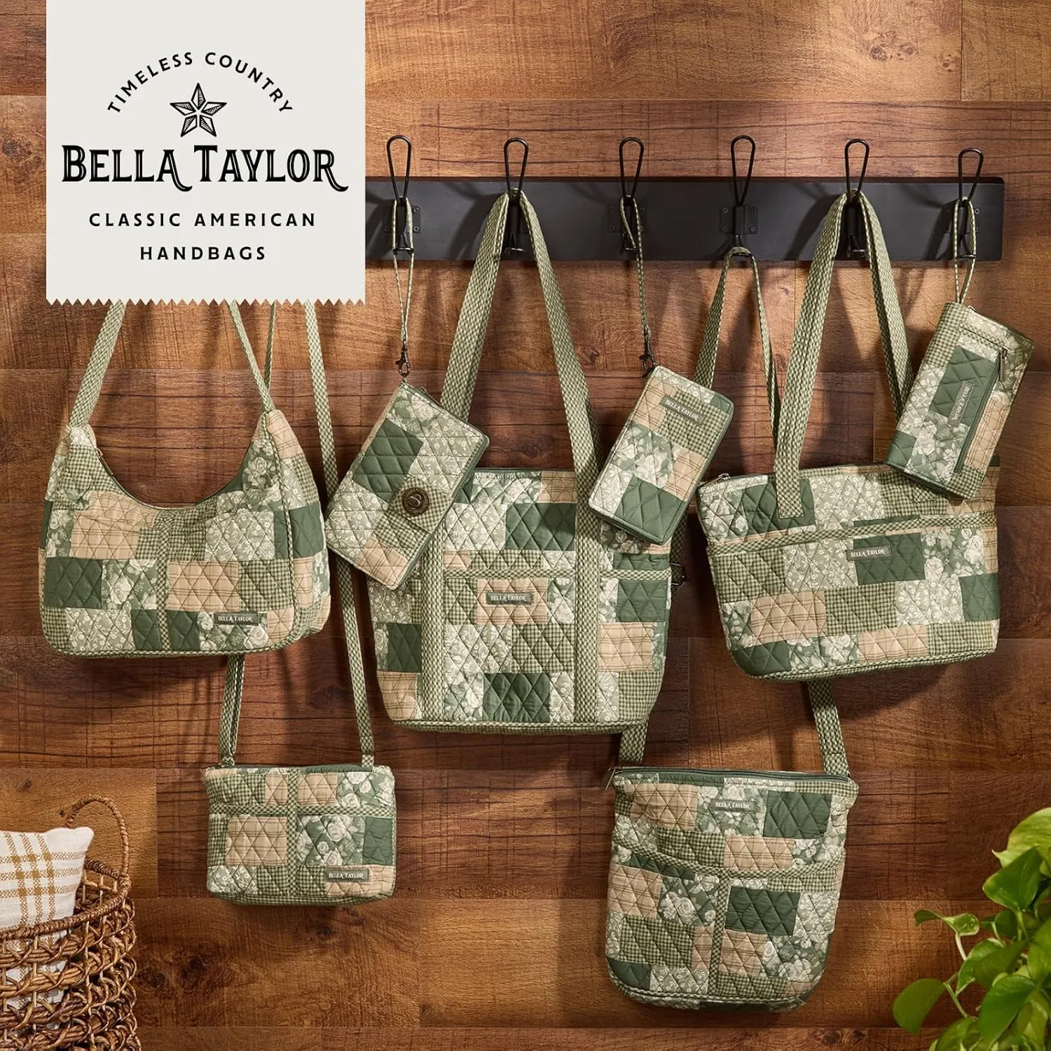 Bella Taylor Stride Tote | Lightweight Quilted Fabric Handbags for Women