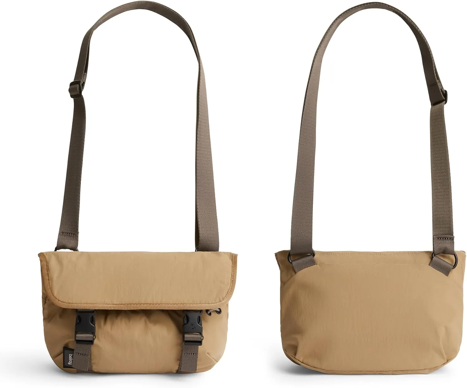 Bellroy Cinch Mini Messenger (6 liter lightweight, compact shoulder bag, water-resistant fabric, effortless organization) - SandDune