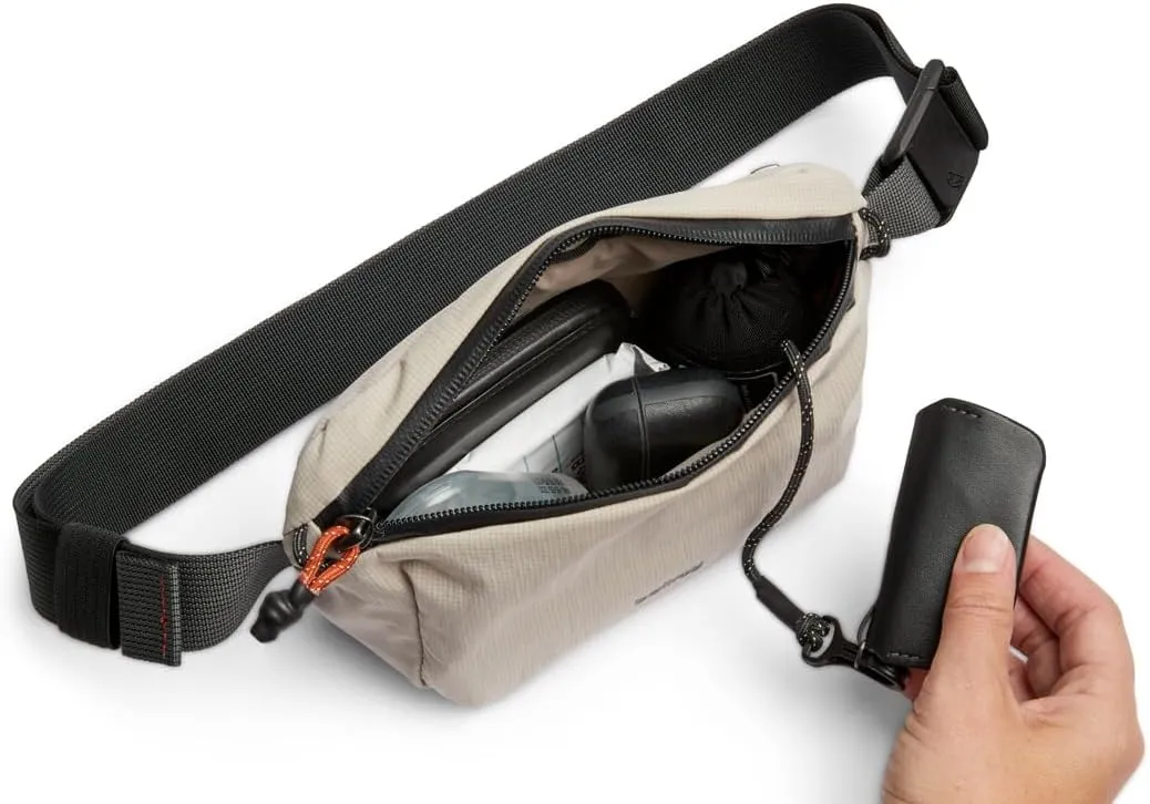Bellroy Lite Belt Bag (versatile crossbody bag, fanny pack) - Ash