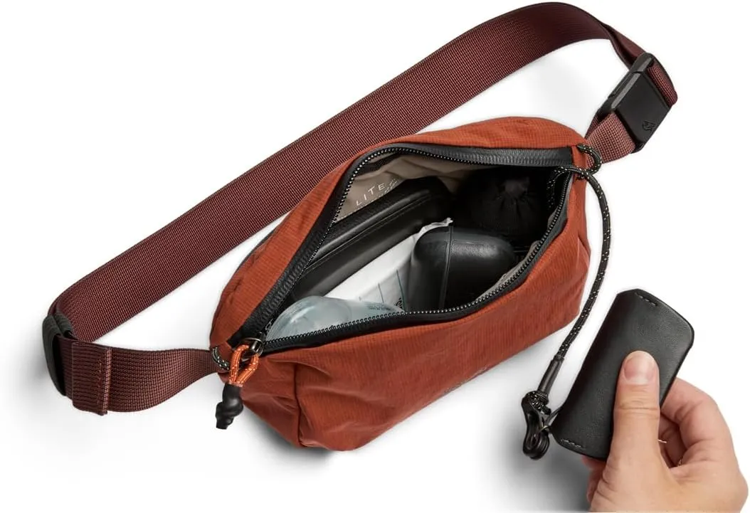 Bellroy Lite Belt Bag (versatile crossbody bag, fanny pack) - Clay