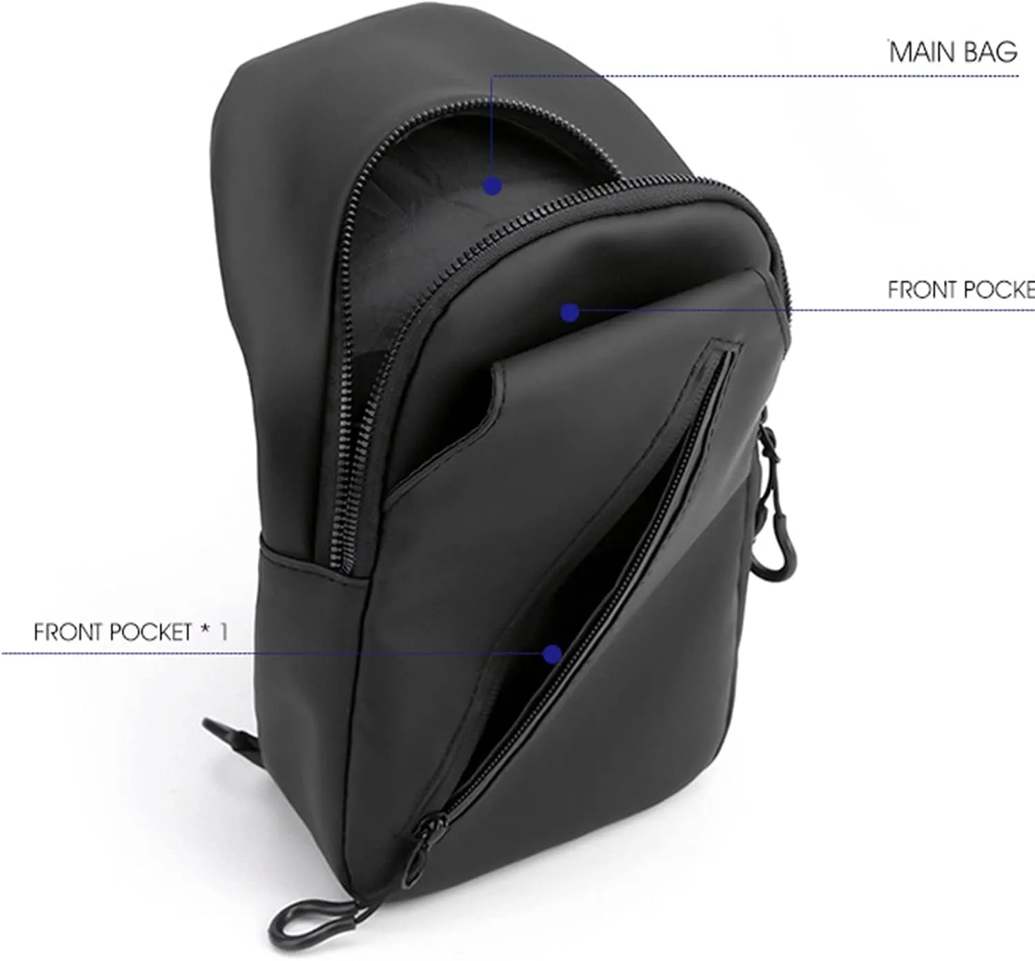 Belt Bag for Travel Walking Running Hiking Men Single Shoulder Bag Chest Bag Password Lock Single Shoulder Linked