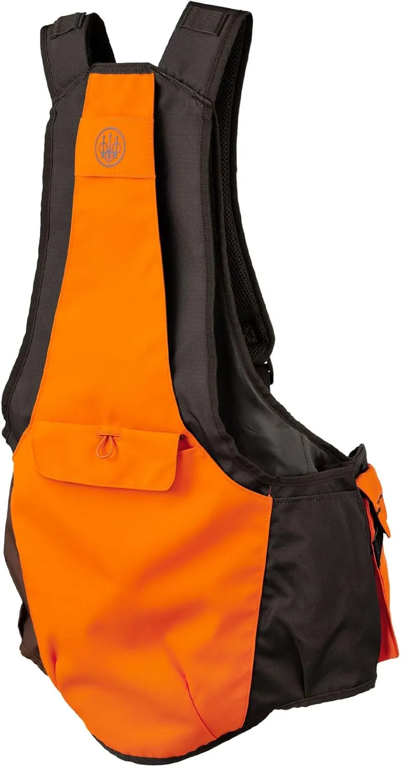 Beretta Men's Outlander Durable Water-Resistant Front-Load Capable Upland Hunting Strap Vest with Game Bag & Waterbag Holder